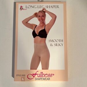 Fullness Long Leg Shaper. Large. Nude